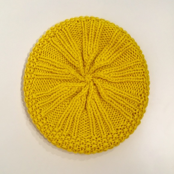 Bright Yellow AE Slouchy Beanie & Black Beanie - Picture 3 of 5